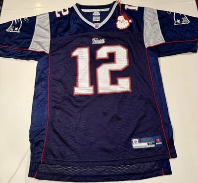 Camiseta Reebok New England Patriots Tom Brady Juvenil XL Foto 1 de 4
