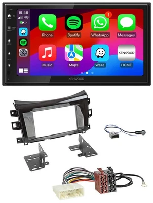 Kenwood MP3 USB DAB 2DIN Bluetooth Autoradio für Nissan Navarra D231 2016-2022 R - Bild 1 von 4