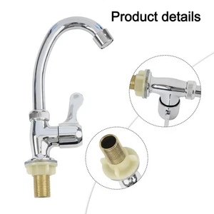 High Quality Sink Faucet Cold Tap Accessories Plastic Steel Silver Color - Picture 1 of 12