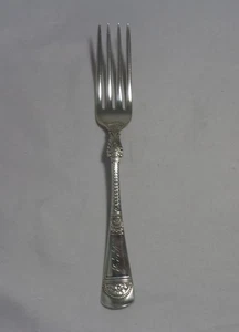 Antique Gorham Sterling Silver Empress 7 5/8" Dinner Fork Monogrammed - Picture 1 of 6