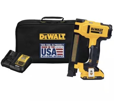 Dewalt 20 В макс литий-ионный беспроводной кабель степлер набор 2.0 аккумулятор, зарядное устройство, сумка - Изображение 1 из 4