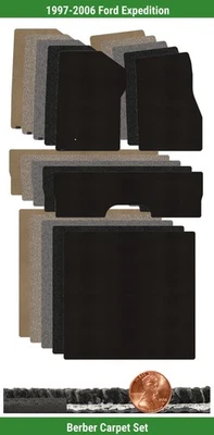 Juego de alfombrillas bereber personalizadas Lloyd para Ford Expedition 1997-2006 (4 piezas) #LYI Foto 1 de 4