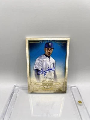 Aroldis Chapman 2016 Topps 五星金签名 #23/50 洋基队带弹匣 — 第 1/2 张图片