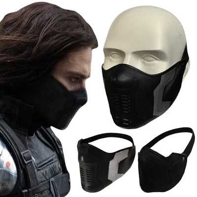 Maschera cosplay lattice Captain America 2 Winter Soldier James Buchanan/Bucky Barnes - Immagine 1 di 4