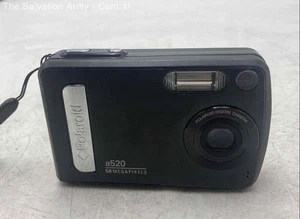 Polaroid A520 Black 5MP Auto Focus Digital Camera w/Wrist Strap - Picture 1 of 6