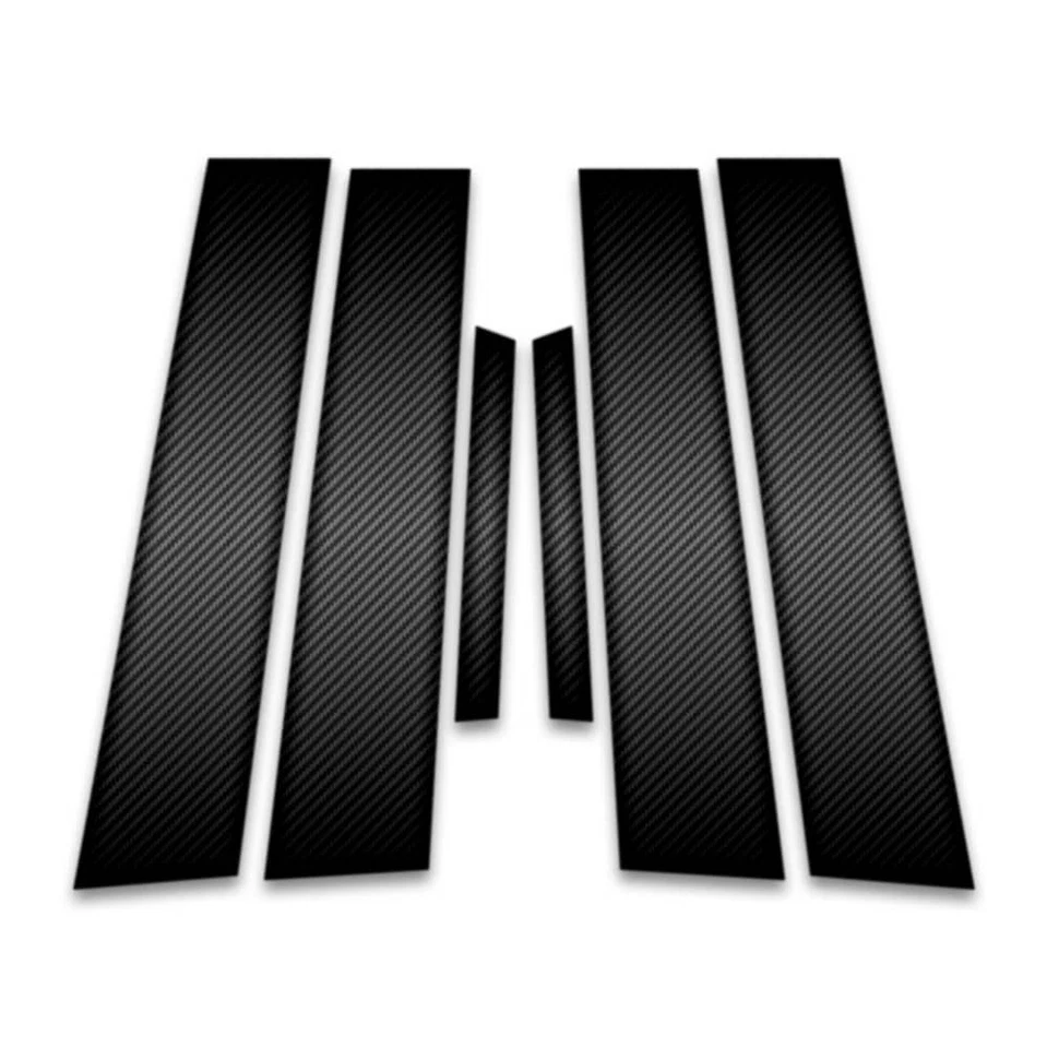 6pc Carbon Fiber Pillar Post Trim fits 2012-2017 Kia Rio Foto 1 de 1