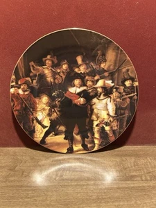 El Reloj de Noche Rembrandt Plato Decorativo Tsuji Porcelana Argentina - Imagen 1 de 13