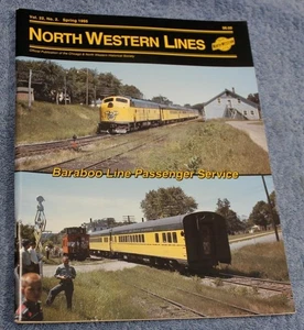 Spring 1995 North Western Lines Magazine Railroad Trains Graphics Photos History - Picture 1 of 4