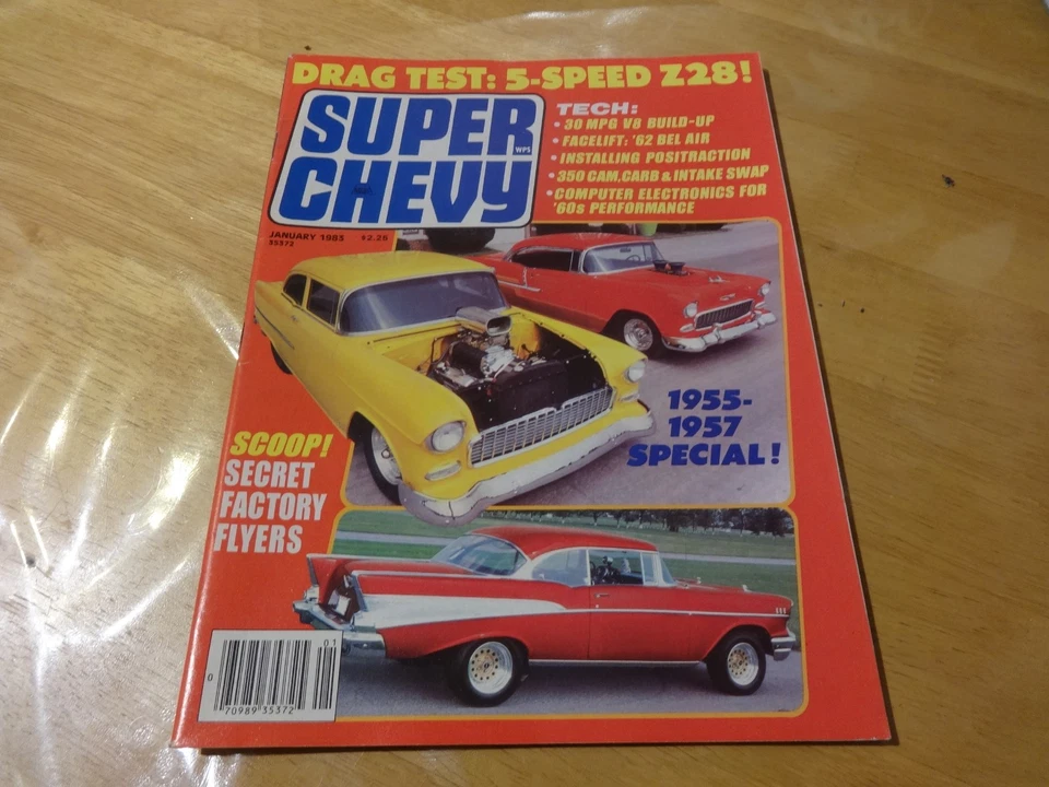 SUPER CHEVY VINTAGE CAR MAGAZINE CHEVROLET  1983 JANUARY - Image 1 of 1