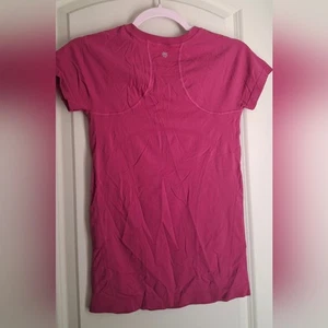 Athleta Pink Womens Atheltic Shirt Sz S Gym Hiking Yoga Camping Outdoors Run - Picture 1 of 7
