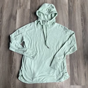 SWEATY BETTY Escape Luxe Fleece Hoodie Thumbholes Funnel Mint Green Size XS - Picture 1 of 8