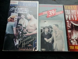 Classic VHS Lot  Young Frankenstein, The 39 Steps Baby Face, The Pit Pendulum - Bild 1 von 7
