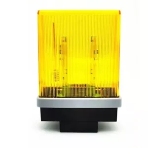 Flashing Light for Gate Automation Warning Signal Light 12-265VAC/DC Yellow - Picture 1 of 7