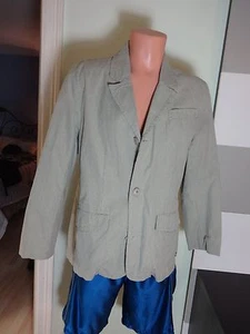 BUFFALO DAVID BITTON Mens BEIGE BLAZER SPORTCOAT MEDIUM - Picture 1 of 10