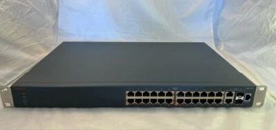 Avaya ERS3526T-PWR+ 10/100 PoE+ 24-Port Managed Switch AL3500A11-E6, Used - Image 1 of 4