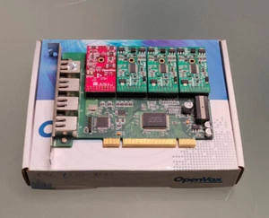 Scheda PCI OpenVox A400P compatibile Digium TDM400P Asterisk DAHDI. 1 FXO 3 FXS - Photo 1/2