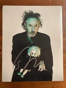 Tim Burton Signed Autograph Signature 8x10 Color Glossy Photograph Beetlejuice - Picture 1 of 3