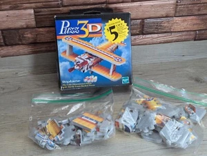 Puzz-3D Miniature Biplane Puzzle 58 Pieces 1999 Hasbro Wrebbit - Picture 1 of 7