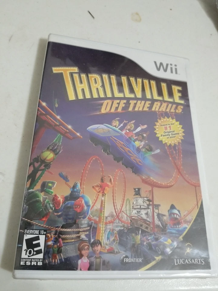 Thrillville: Off the Rails New Factory Sealed Nintendo Wii Ships Immediately - Image 1 of 1