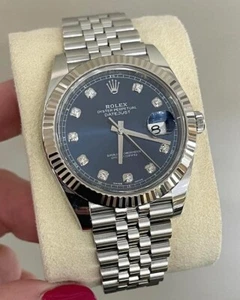 Rolex Datejust 41 Blue Diamond Dial  Ref. 126334 - Picture 1 of 10