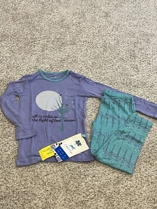 Catch A Tiger by KicKee Pants LS Pajama Set - Size 5 - Glacier Frosted Birch - Picture 1 of 4