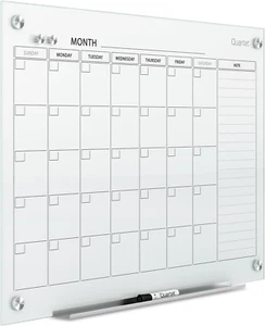 Magnetischer Whiteboard Kalender, 3' x 2', Glas trocken abwischbar Whiteboard Planer für H - Bild 1 von 7