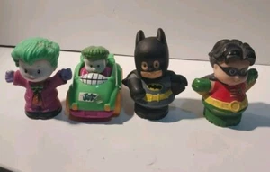 Little People Figures / Batman and Robin with The Joker + Car Joker - Picture 1 of 7