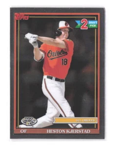 2021 Topps Pro Debut Heston Kjerstad Chrome PDC-154 Orioles Pre-RC Rookie Card - Picture 1 of 2