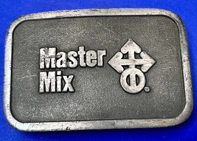 Master Mix Feeds Empresa Agrícola Publicidad HIT LINE EE. UU. Hebilla de Cinturón Foto 1 de 4