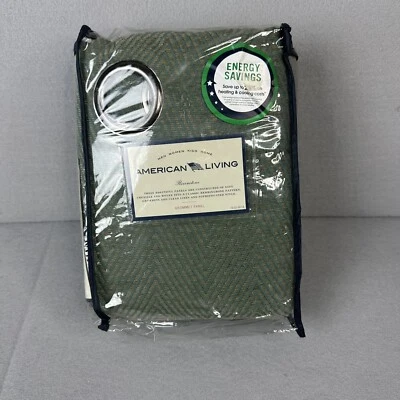 Painel de Janela Ralph Lauren American Living 95" Riverstone Verde/Azul - Imagem 1 de 4