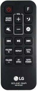 Genuine LG AKB74815321 Remote Control For LG Soundbar Black N - Picture 1 of 4