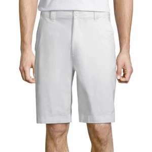 Pantalones Cortos Chinos St. John's Bay Para Hombre Cómodos Elastizados Nuevos Talla 42, 44 Blanco   - Imagen 1 de 3