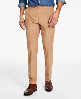 Tommy Hilfiger Men's TH-Flex Stretch Corduroy Pants, Khaki, Choose Size - Image 1 of 4