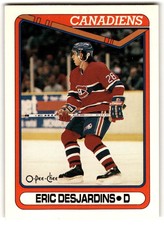 1990-91 O-Pee-Chee Eric Desjardins Rookie #425 Montreal Canadiens
