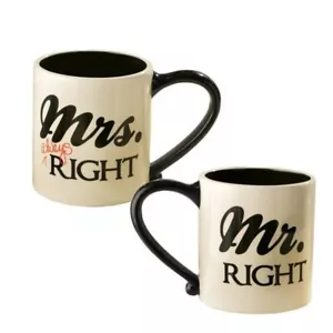 Mr. and Mrs. Always Right Coffee Mug Gift Set - Picture 1 of 4