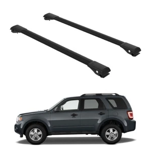 Roof Rack Cross Bars to Ford Escape 2008-2012 Black - Picture 1 of 20