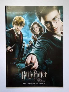 Harry Potter und der Orden des Phönix - Daniel Radcliffe - Presseheft - Bild 1 von 1