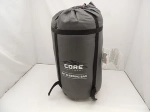 Neu Core Equipment 30 Grad Hybrid Schlafsack anthrazitgrau bis 6 Fuß 2 Zoll - Bild 1 von 7