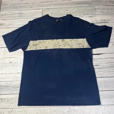 Camiseta De Colección No Fear Para Hombre Extra Grande XL 90s Azul Marino Estampado Floral Foto 1 de 4
