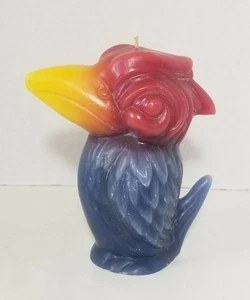 Vintage Kansas Jayhawks Figurale Wachskerze Sammlerstück - Bild 1 von 13