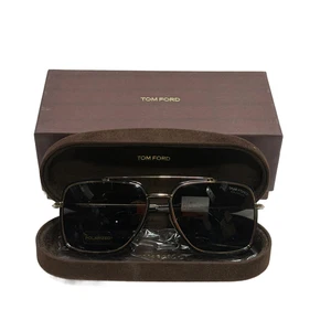 Tom Ford Sonnenbrille Lionel polarisiert gold schwarz Navigator FT0750 TF 750 01D 60mm - Bild 1 von 7