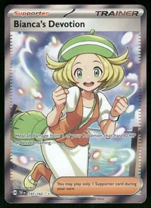 Bianca's Devotion - 197/162 Ultra Rare Holo NM Pokemon SV05: Temporal Forces - Picture 1 of 2