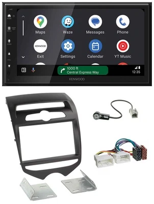 Kenwood DAB Bluetooth USB MP3 2DIN Autoradio für Hyundai ix20 ab 2010 man. Klima - Bild 1 von 4