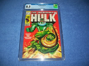 1969 Marvel Comics Incredible Hulk #113 CGC 8.5 ow/w - Picture 1 of 3