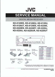 JVC  Service manual  für KD-X 120-125-220 englisch  Copy - Picture 1 of 1