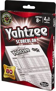 YAHTZEE Score Cards Pad - 80 Game Sheets Cards Refill Milton Gaming AU Stock