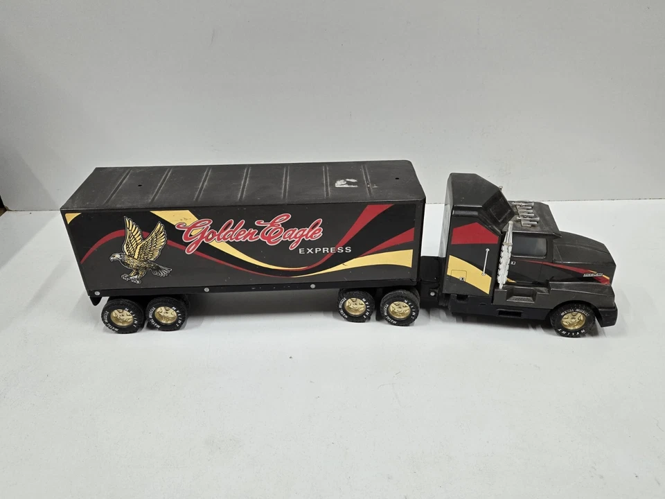Винтажный Nylint Golden Eagle Express 18 Колесный Полутрактор Портной Грузовик Игрушка - Изображение 1 из 4