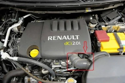 INTERCOOLER TURBO HOSE PIPE FOR NISSAN X-TRAIL RENAULT KOLEOS 2.0 DCI 14463JG70D - Image 1 of 4