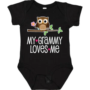 Inktastic My Grammy Loves Me Owl Infant Creeper From Girls Cute Granddaughter - Picture 1 of 8