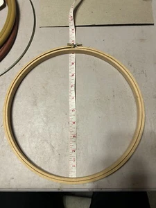 Vintage Large Round Wood Needlework Tapestry Embroidery Quilting Hoop 10" - Picture 1 of 1